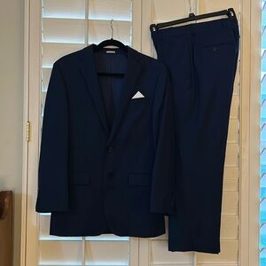 JOE Joseph Abboud Just One Earth suit, slim fit, blue, jacket 36, pant 30 x 30